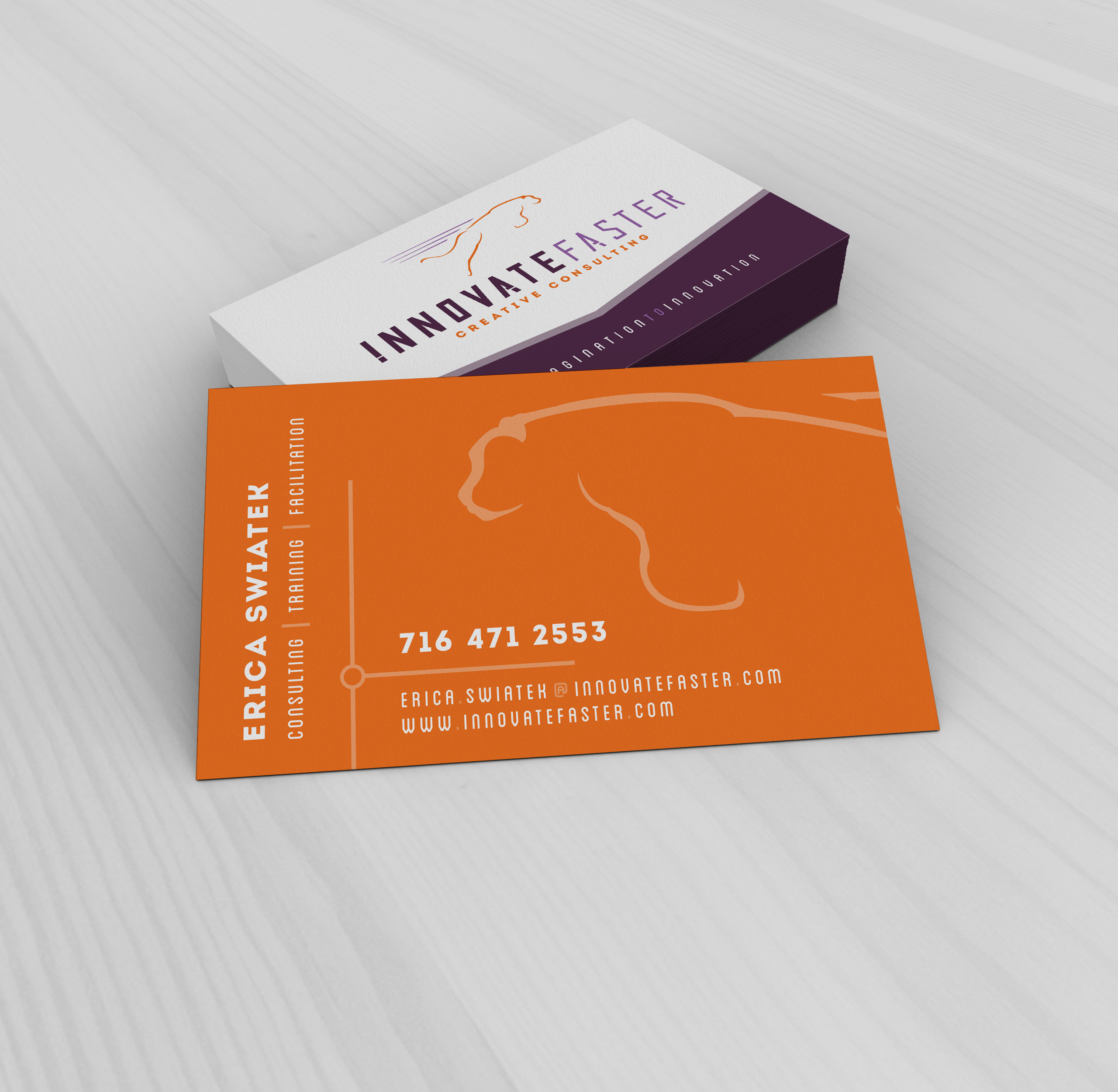 Innovate Faster Business Card