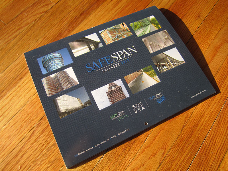 Safespan 2014 Calendar