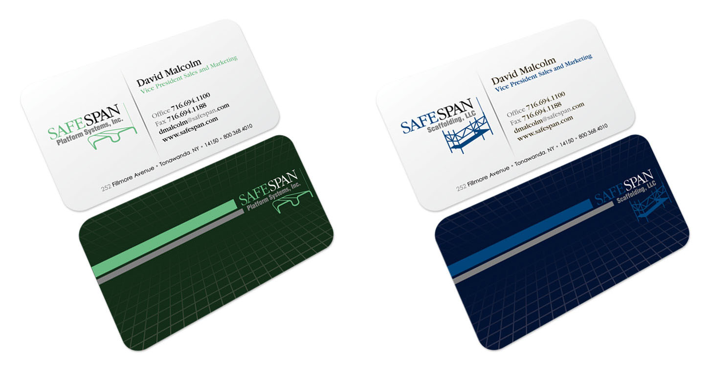 Safespan Business Cards